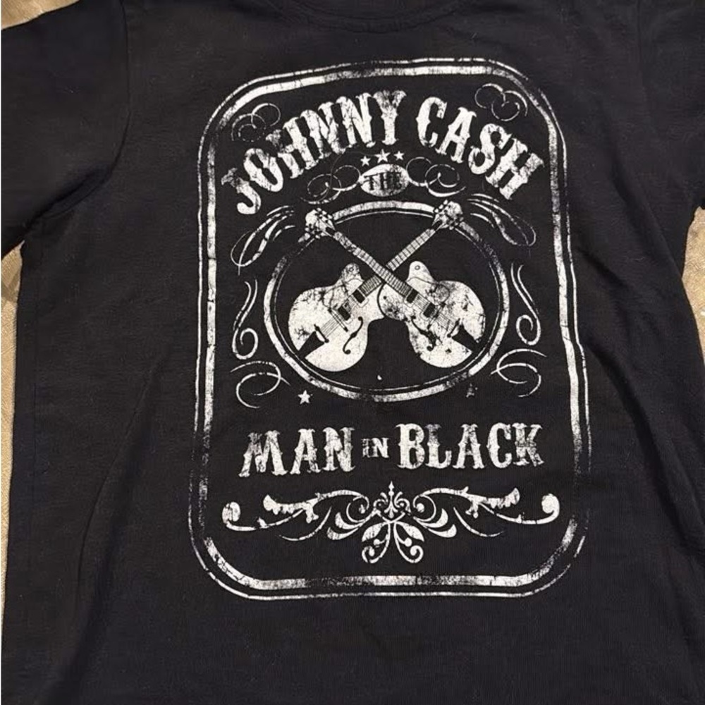 Kids Black Graphic Tee